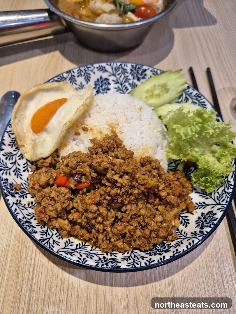 Minced Meat Rice with Fried Egg