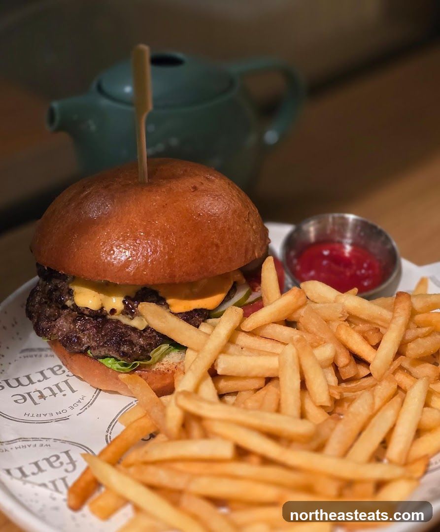 Double Cheeseburger with Fries