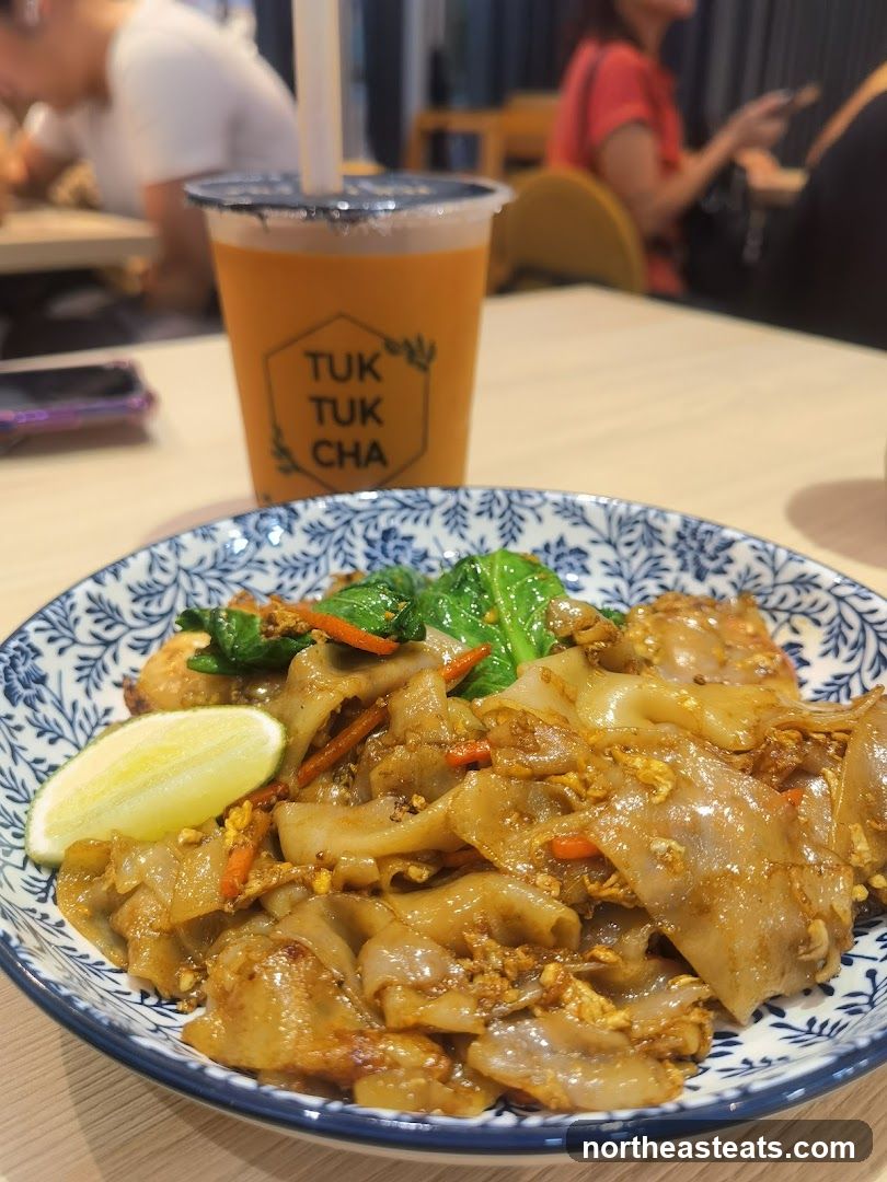 Thai Noodles and Drink