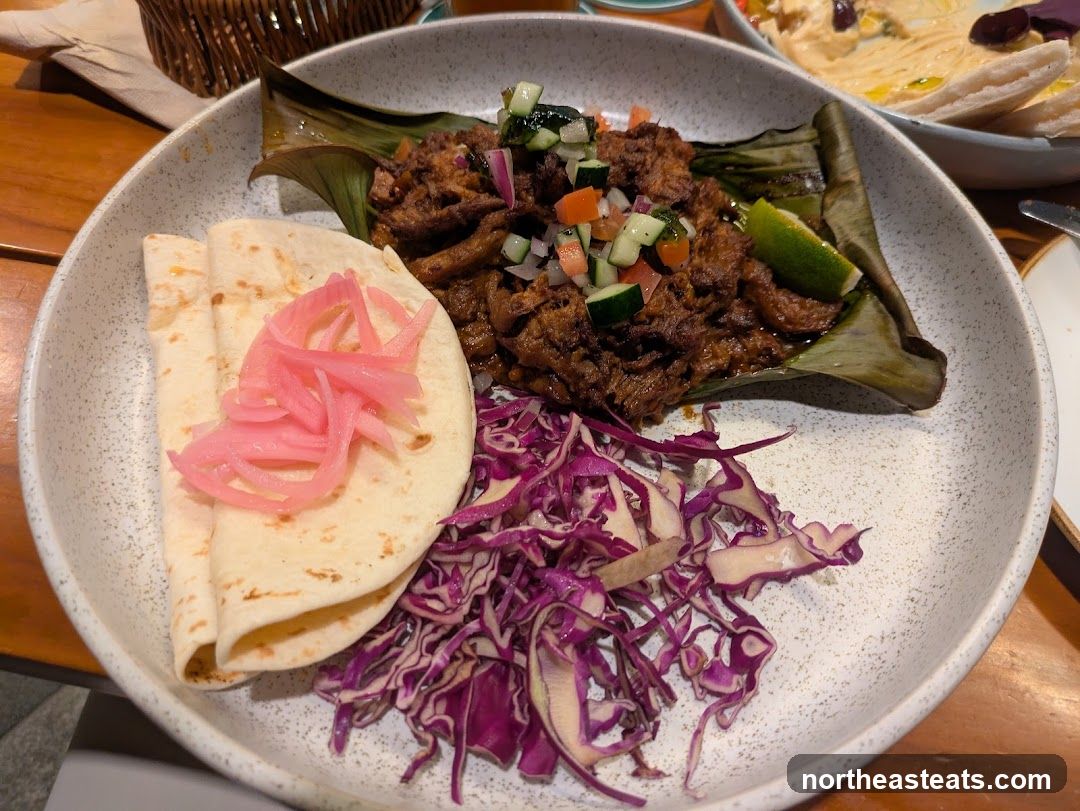 Pulled Meat Tacos with Pickled Onions