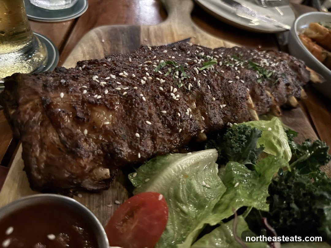Rack of Ribs with Salad