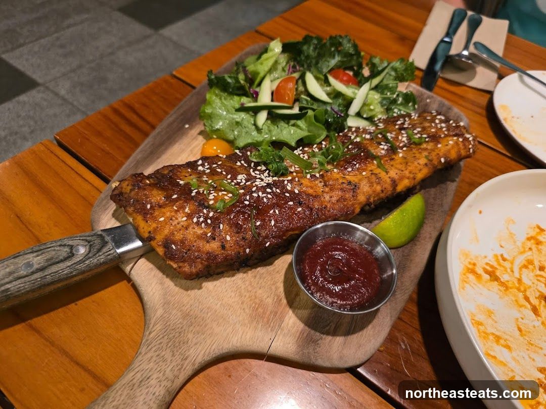 Ribs with Salad