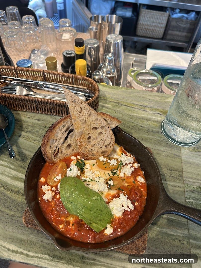 Shakshuka with Avocado and Toast