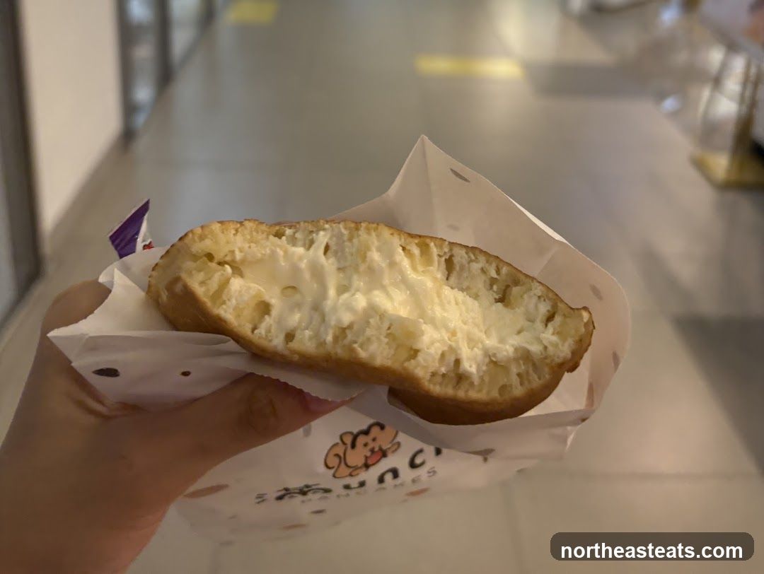 Cream-filled pastry