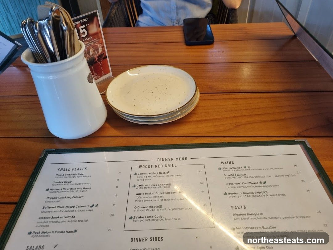 Dinner Menu