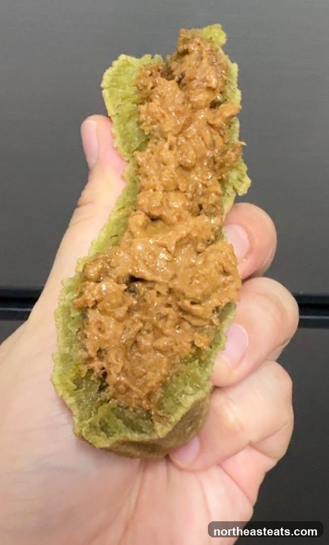 Pandan Kuih with Peanut Butter