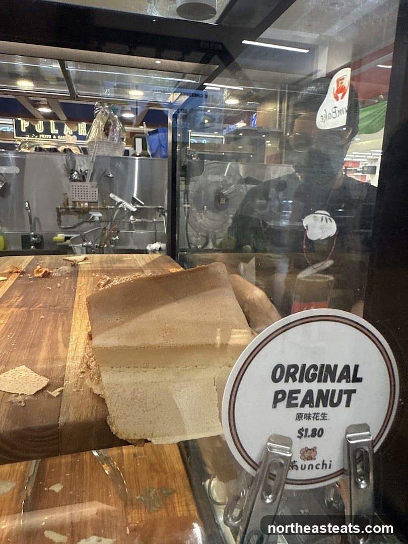 Peanut Cake Slice