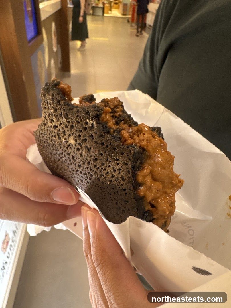 Dark Bun with Peanut Butter Filling