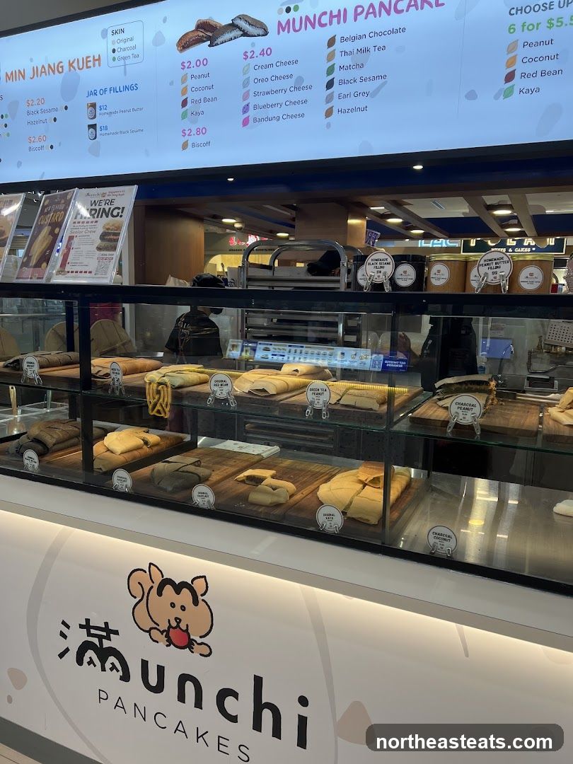 Munchi Pancake Menu