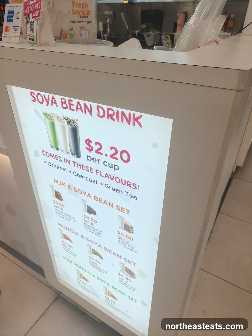 Soya Bean Drink Menu