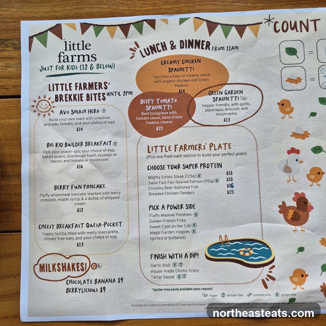 Little Farms Lunch & Dinner Menu