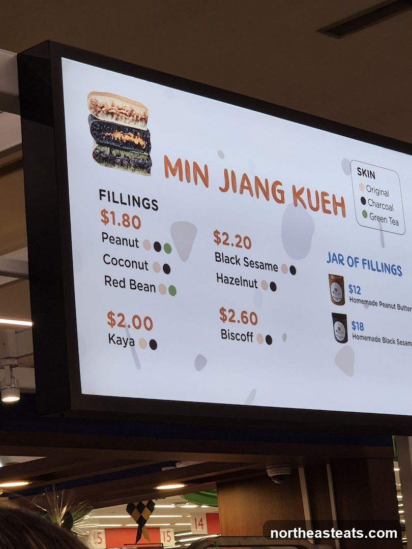 Min Jiang Kueh Menu