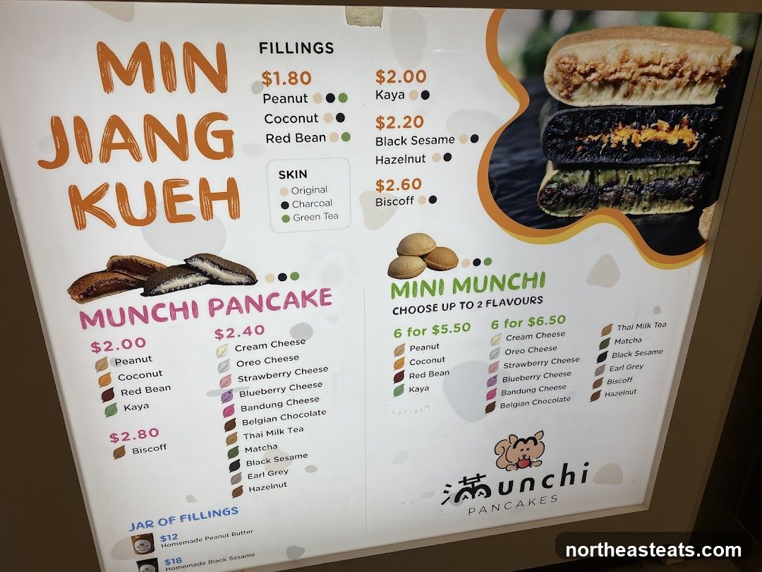 Min Jiang Kueh Menu