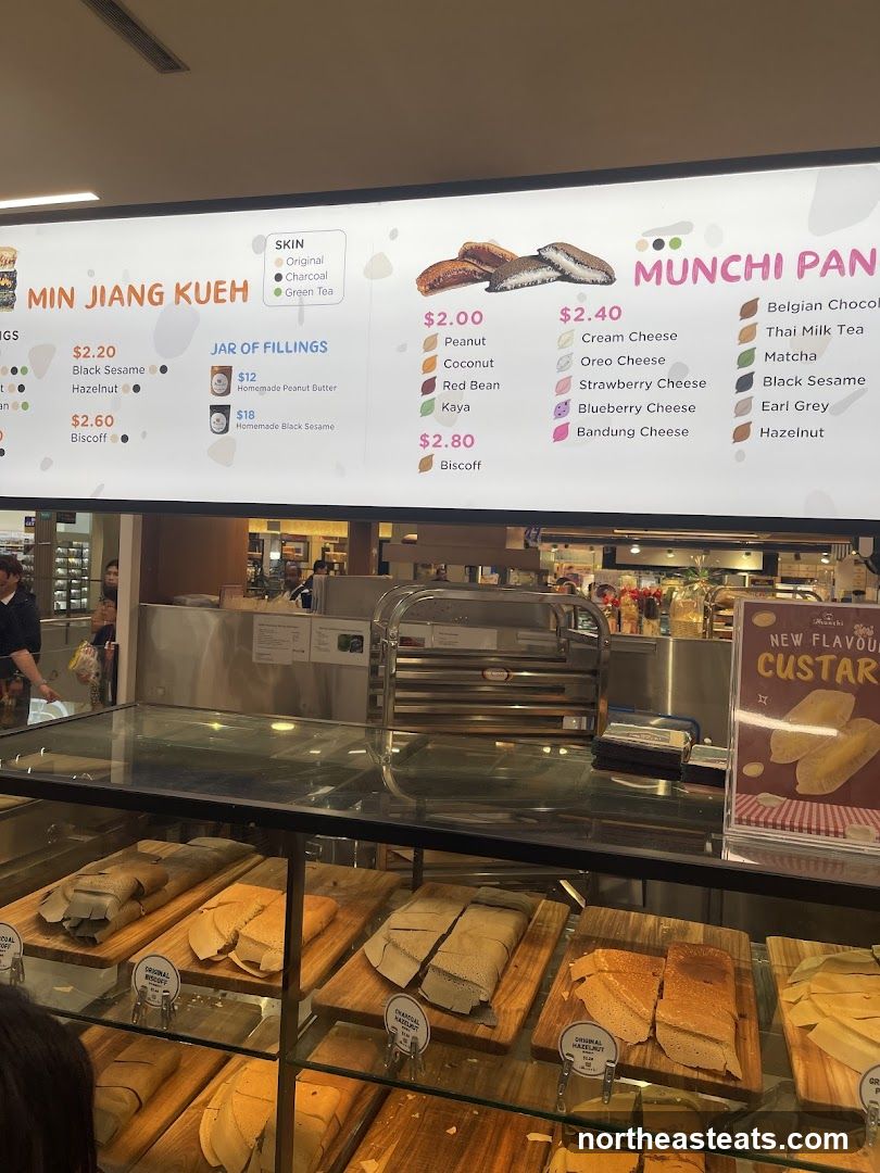 Min Jiang Kueh & Munchi Pancake Menu
