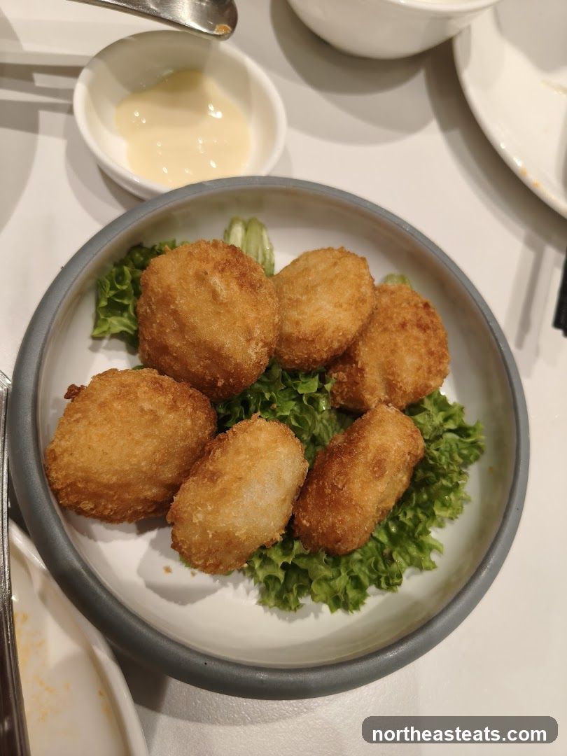 Fried Appetizers with Dip