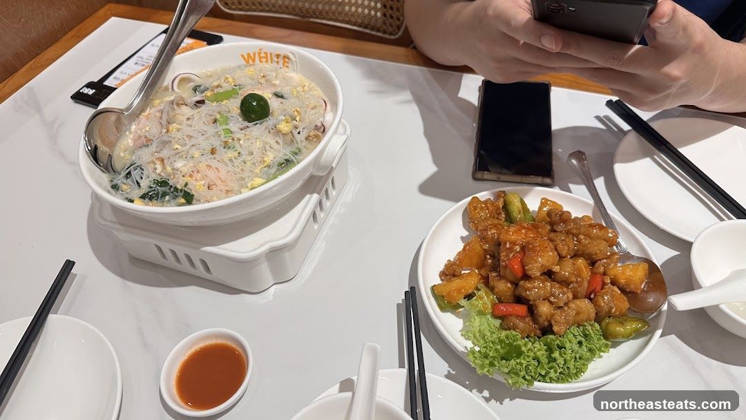 Restaurant Table with Food