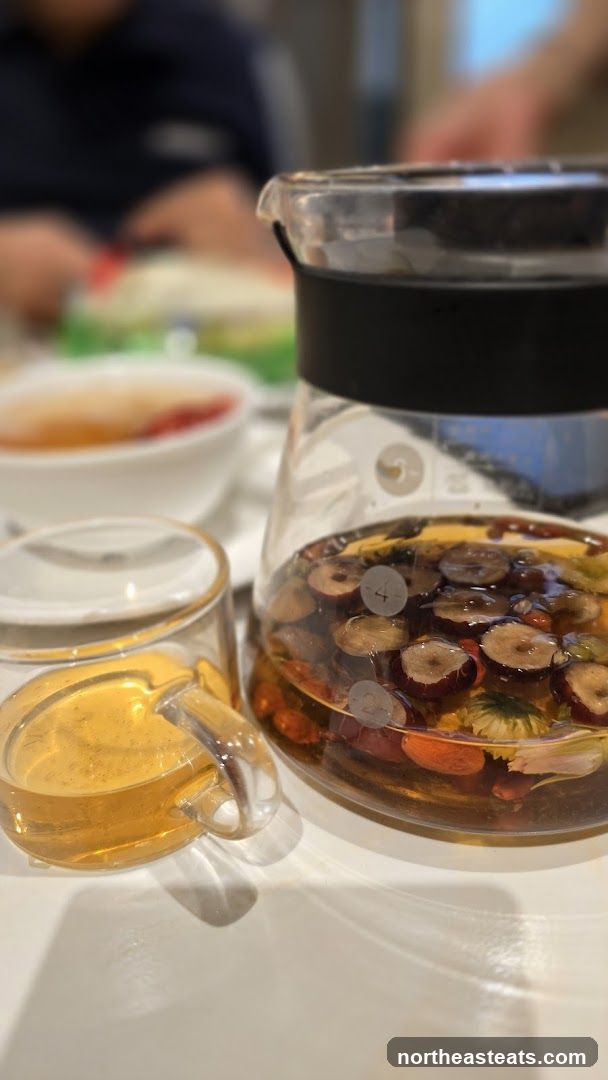 Herbal Tea in a Carafe
