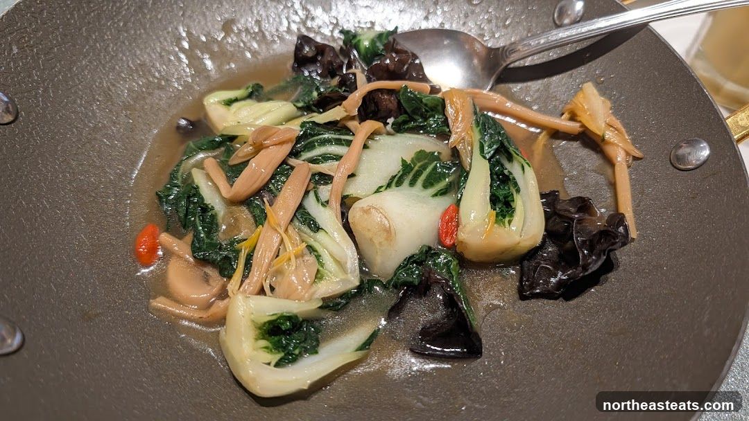 Stir-fried Bok Choy with Mushrooms