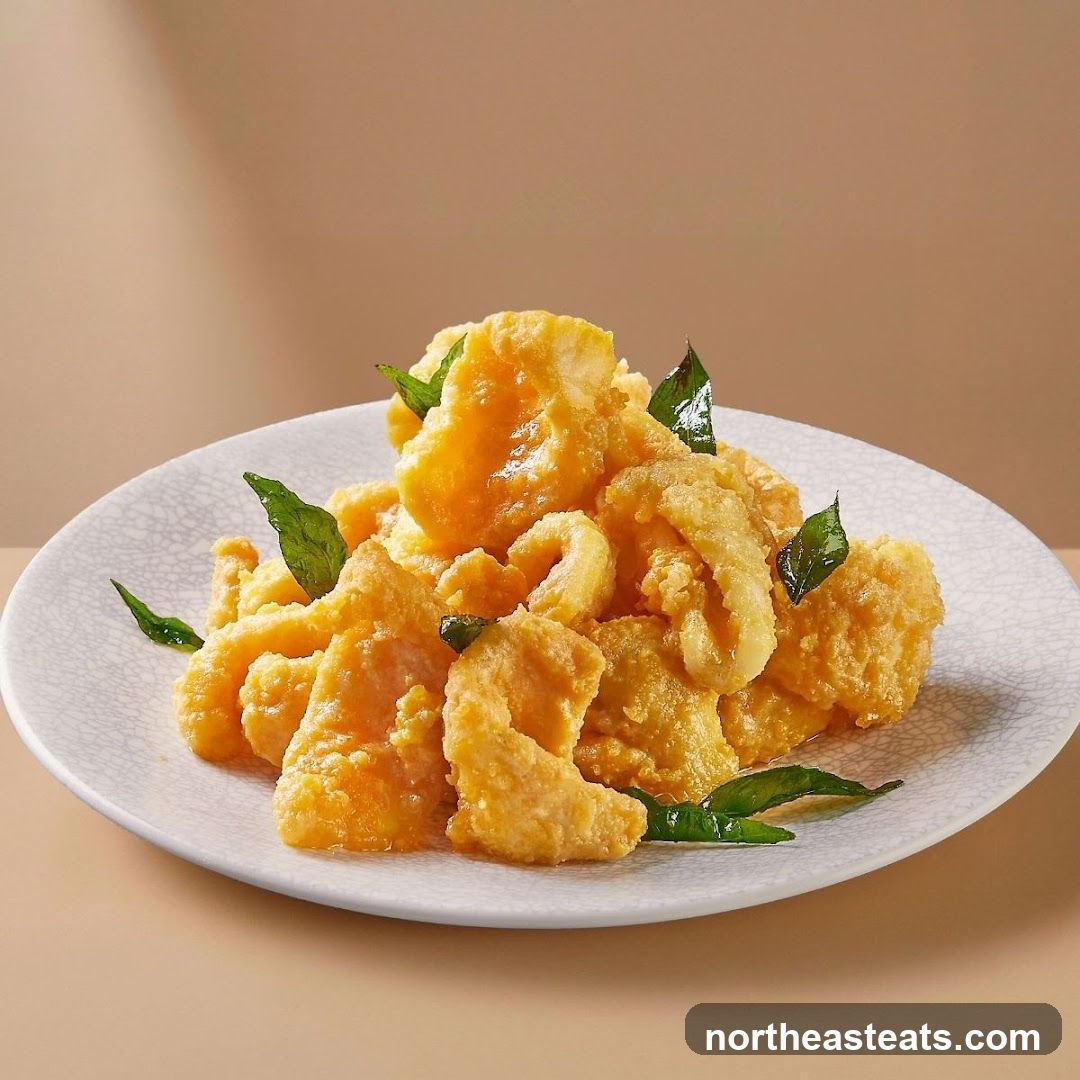 Salted Egg Yolk Fried Squid