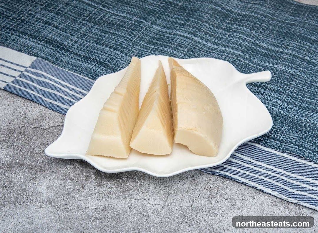 Cooked Bamboo Shoots
