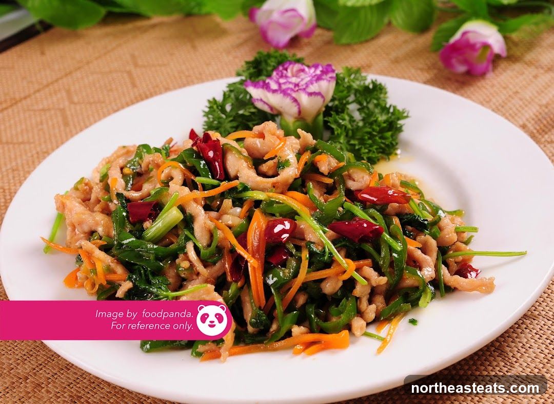 Stir-fried Shredded Pork with Green Peppers