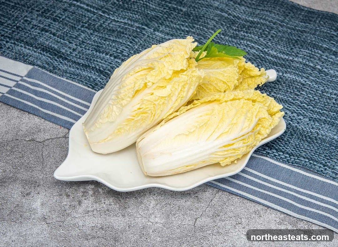 Napa Cabbage Halves