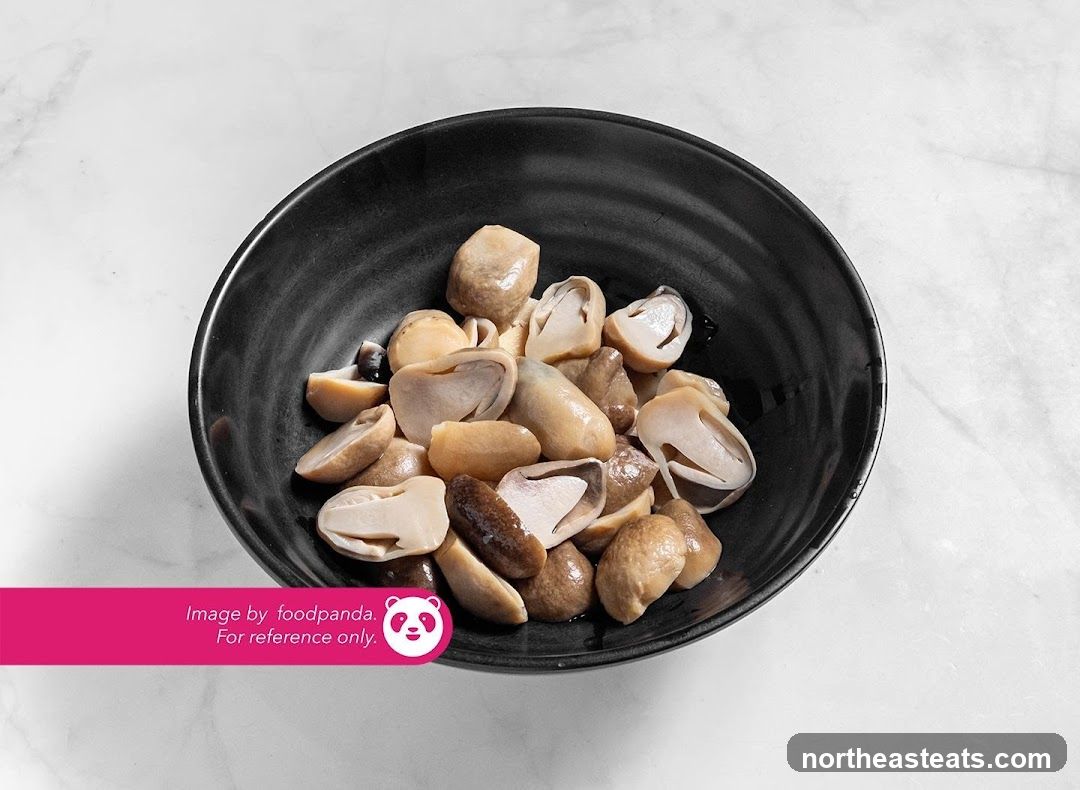Bowl of Straw Mushrooms