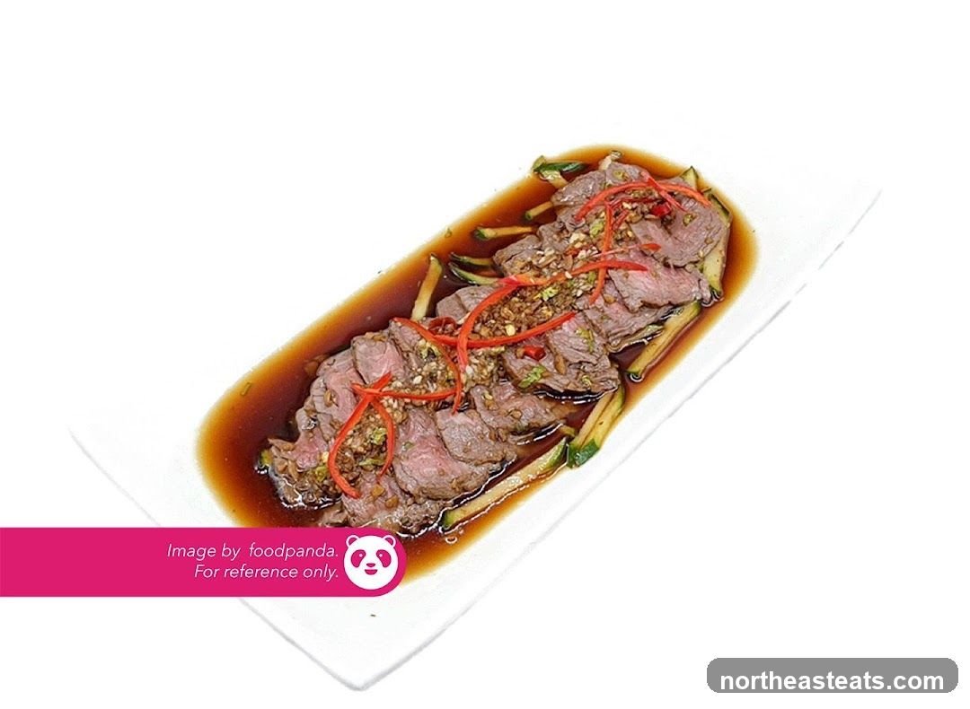 Sliced Beef with Sauce