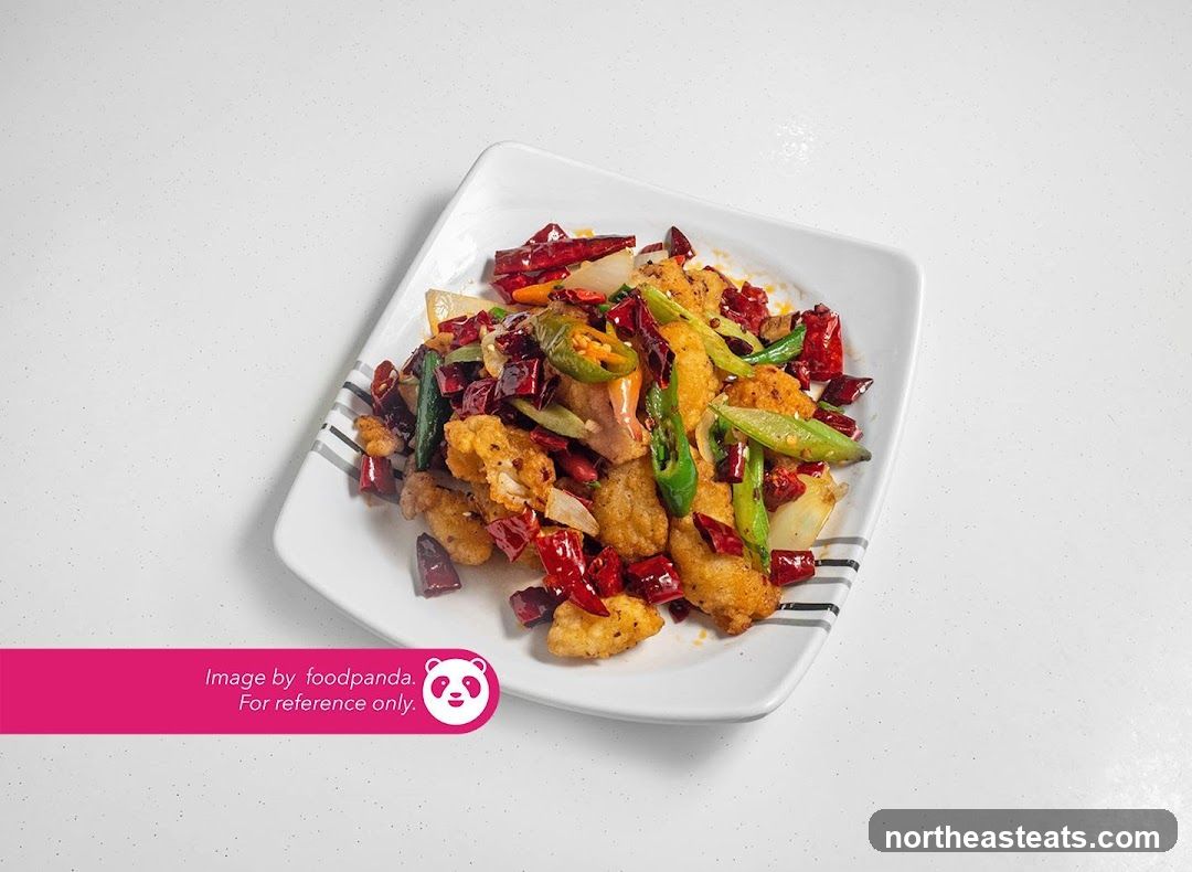 Spicy Fried Chicken with Peppers
