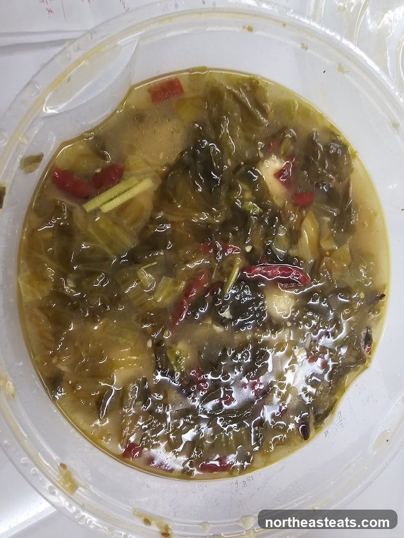Pickled Greens with Chili