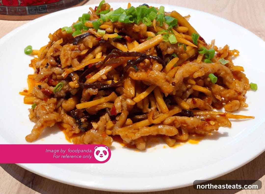 Stir-fried Shredded Pork with Bamboo Shoots