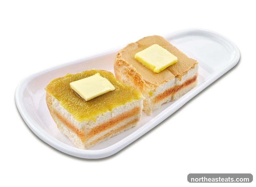 Toast with Butter and Jam