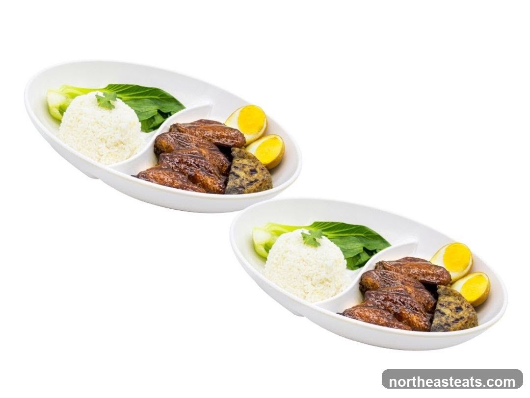 Braised Chicken Wings with Rice