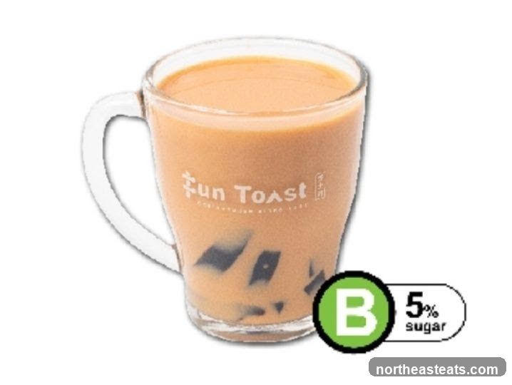 Milk Tea with Grass Jelly