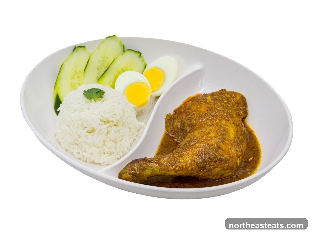 Chicken Curry with Rice and Egg