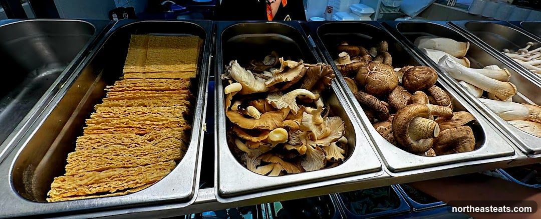 Assortment of Mushrooms and Tofu Skin