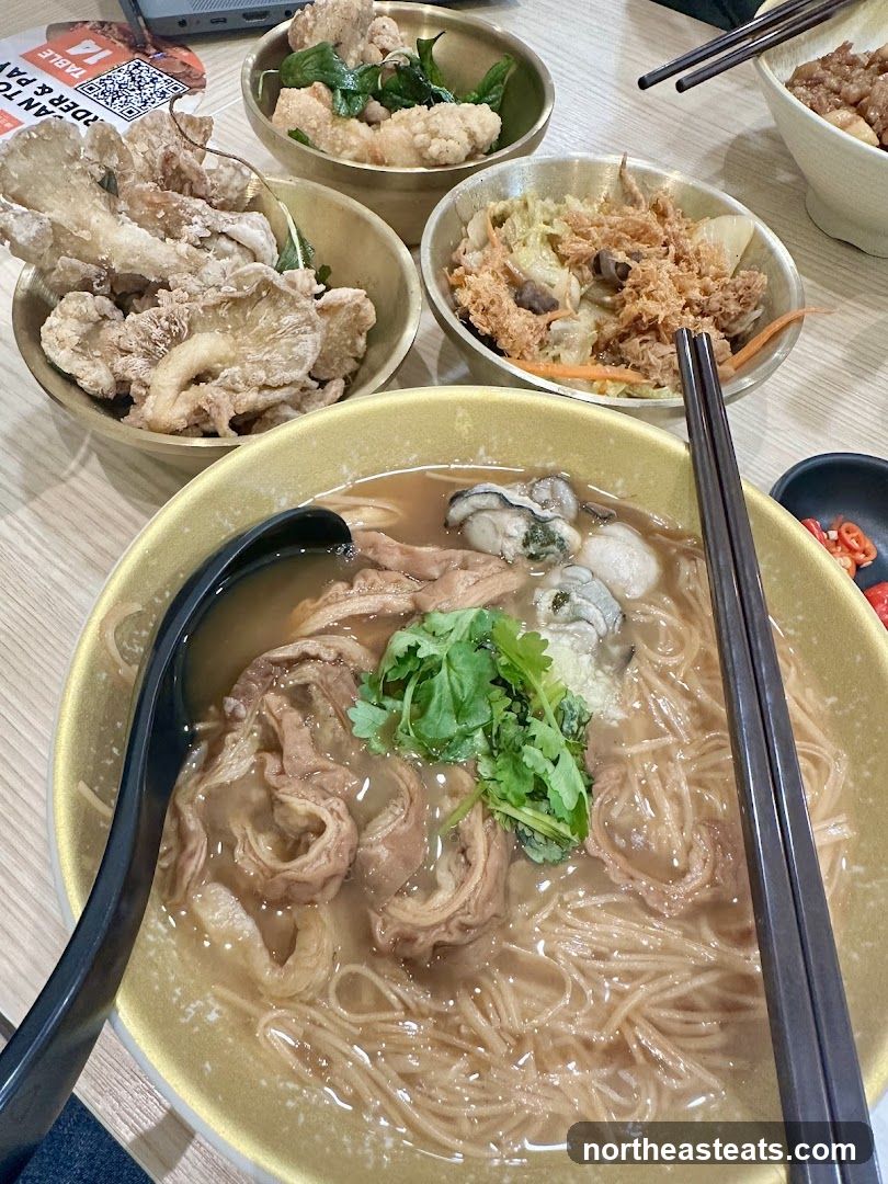 Noodle Soup with Side Dishes