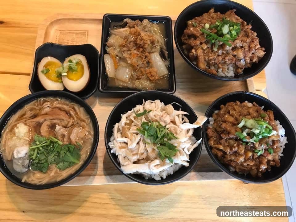 Assortment of Taiwanese Dishes