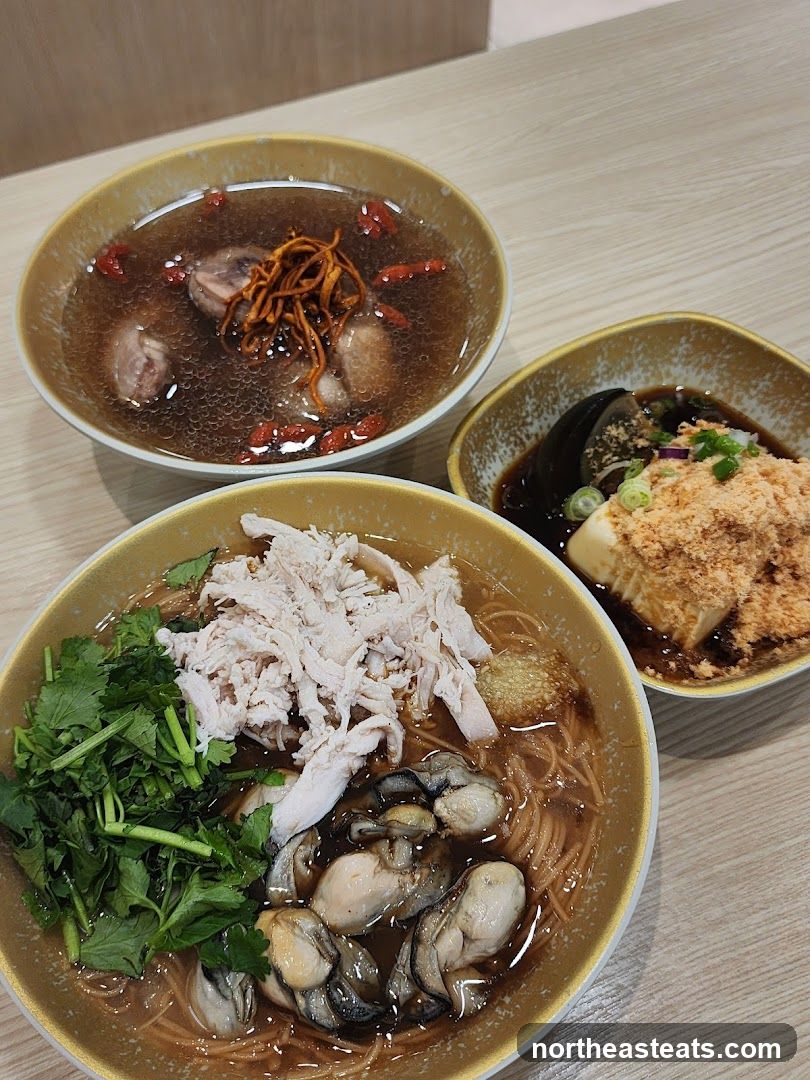 Oyster Noodles and Soup