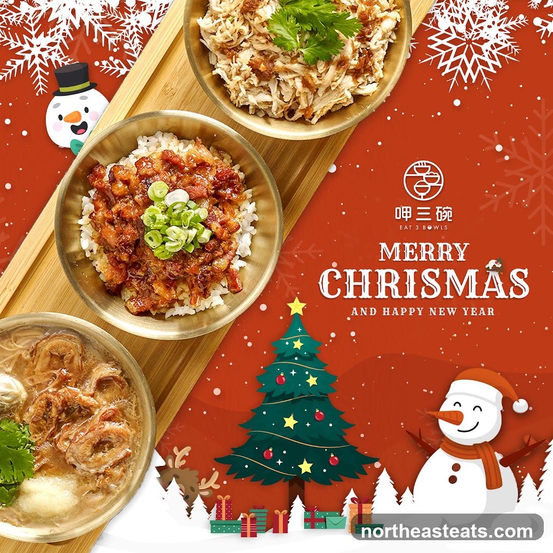 Christmas Greeting with Food