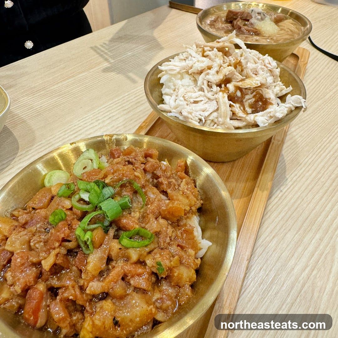 Bowls of Food on a Table