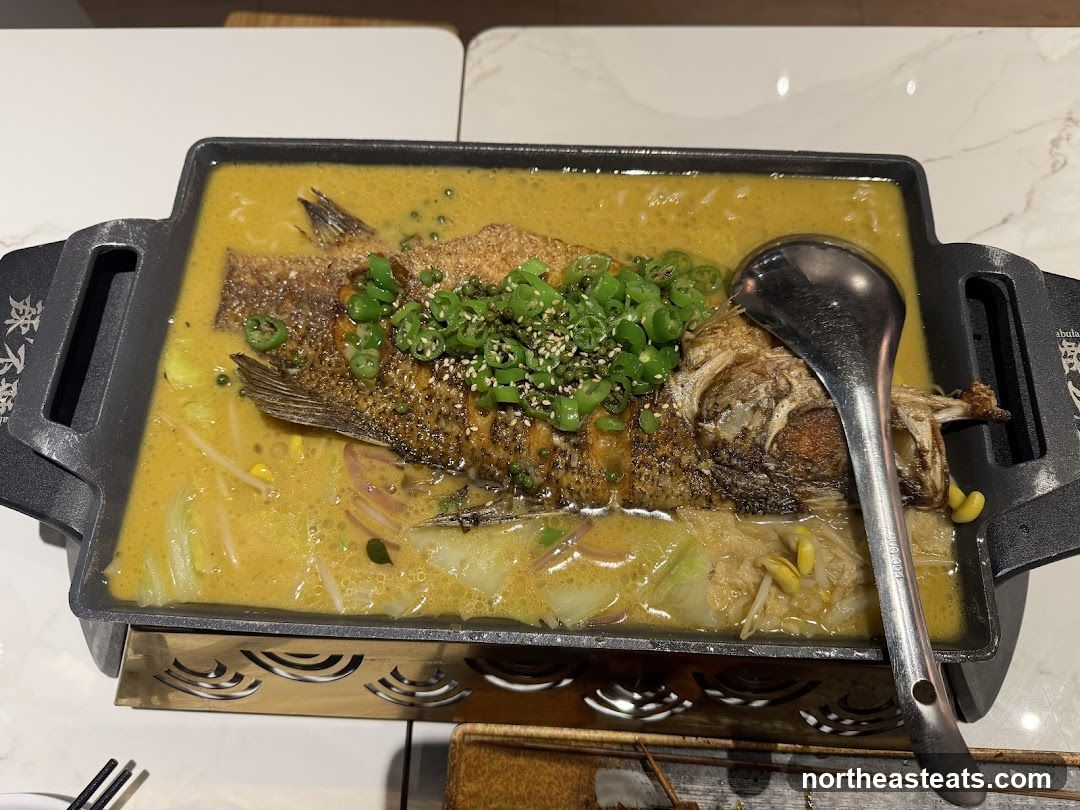Fish dish with vegetables