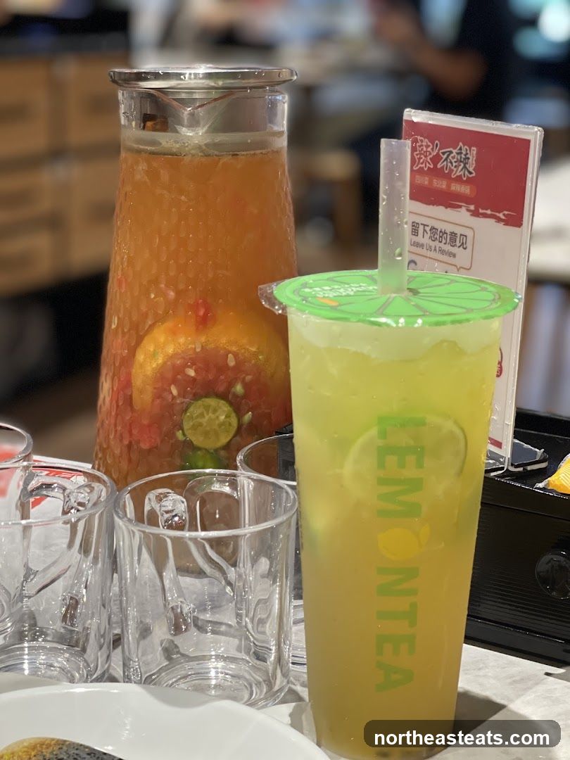 Lemon Tea and Fruit Infused Drink