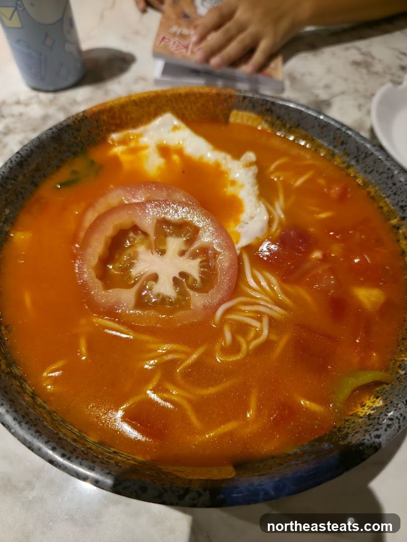 Tomato Noodle Soup