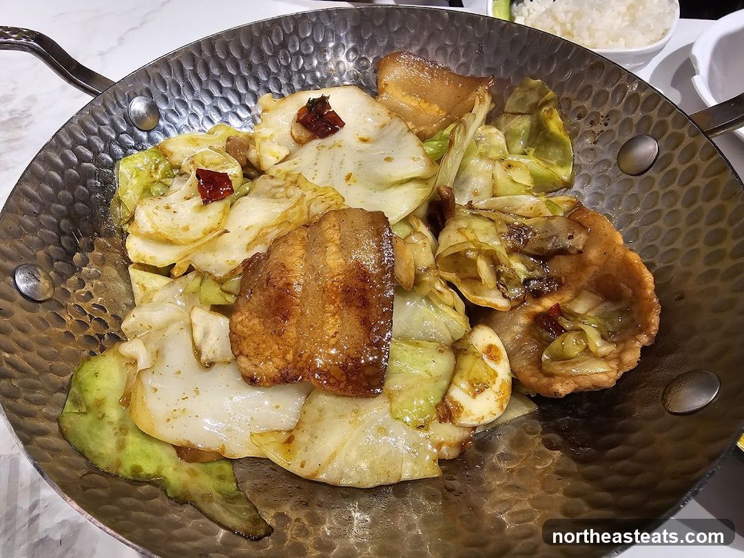 Stir-fried Cabbage with Pork Belly