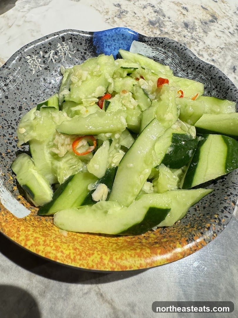 Smashed Cucumber Salad