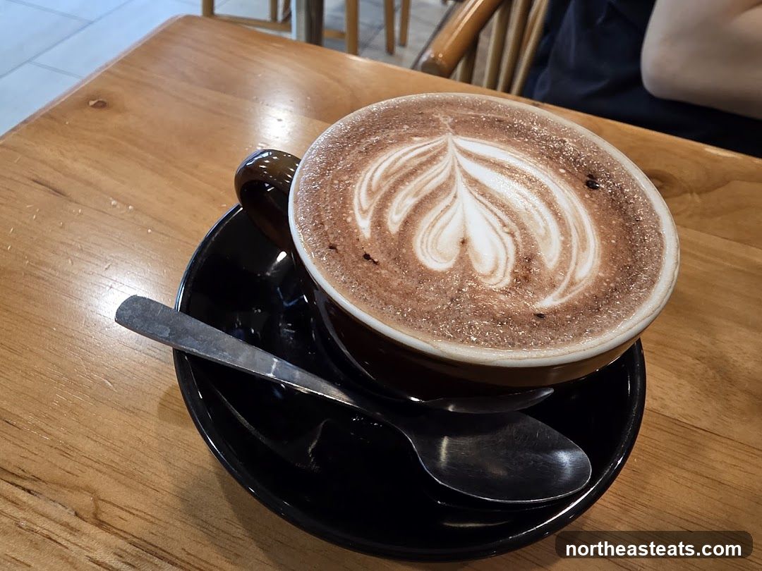 Latte with Heart Art
