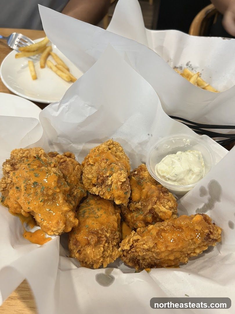Chicken Wings and Fries