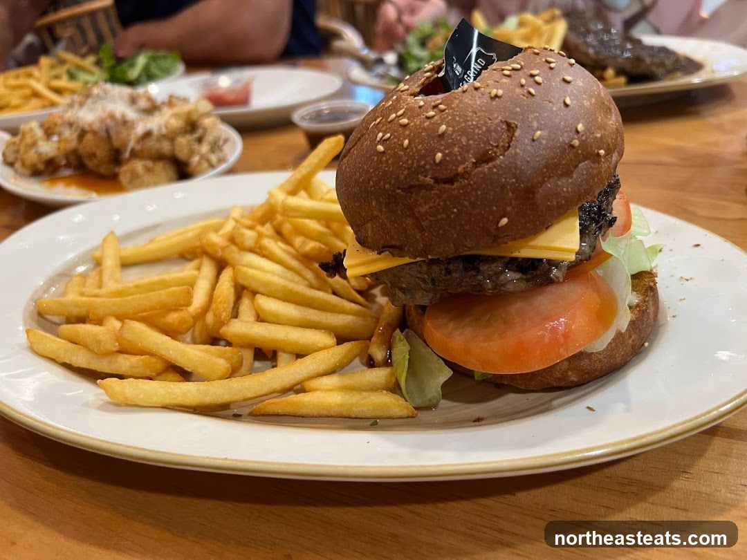 Burger and Fries