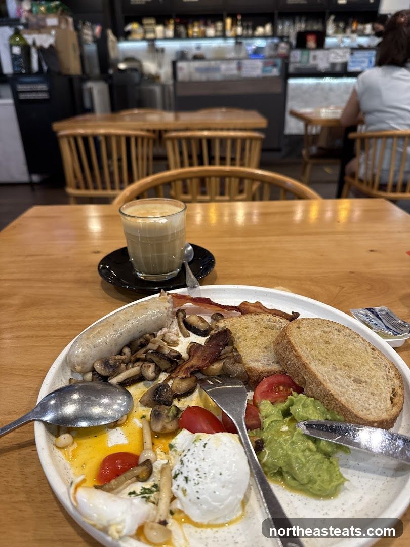 Breakfast Plate and Coffee